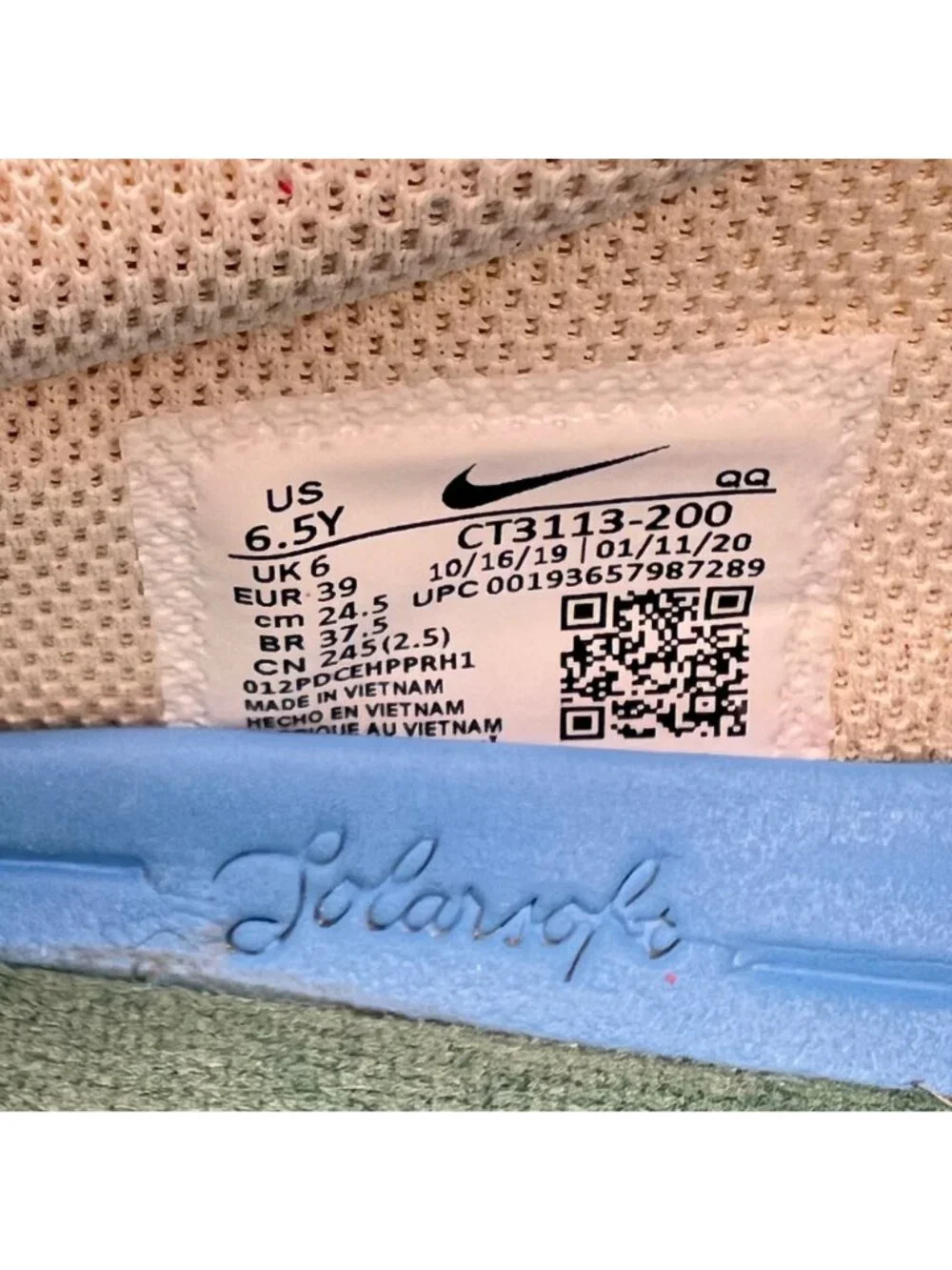 Nike SB Charge Floral Print Canvas Sneakers Womens Shoes 6.5Y Solarsoft Insole - Picture 11 of 12